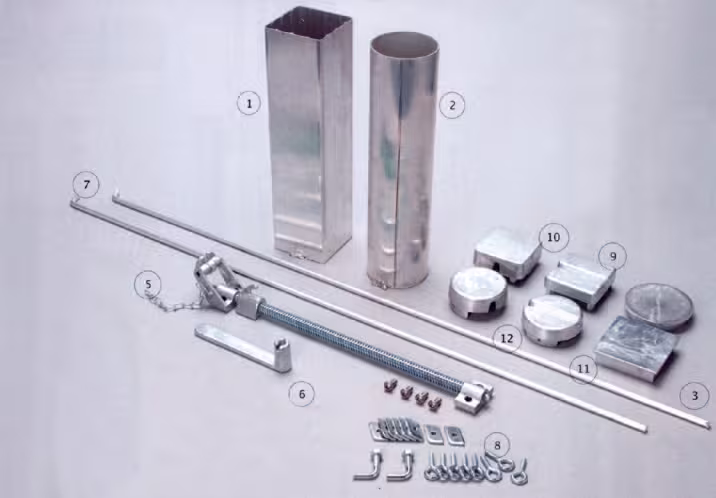 Ersatzteile für Tennispfosten